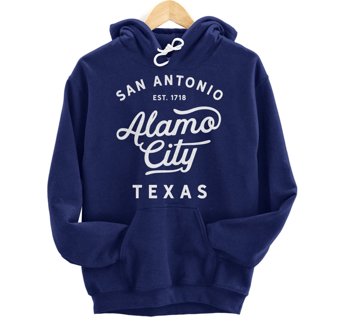 Classic Retro Vintage Alamo City San Antonio Texas USA Gift Pullover Hoodie