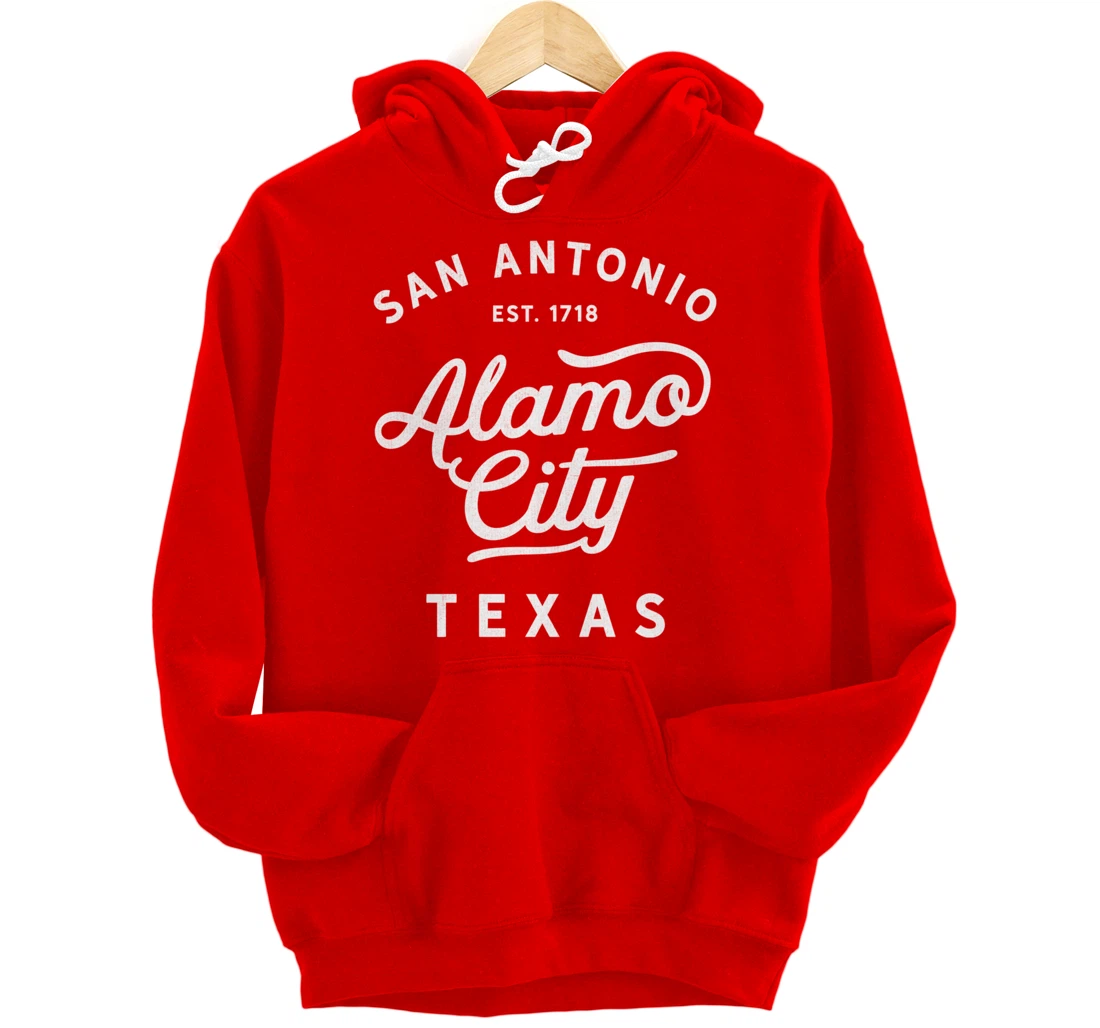 Classic Retro Vintage Alamo City San Antonio Texas USA Gift Pullover Hoodie