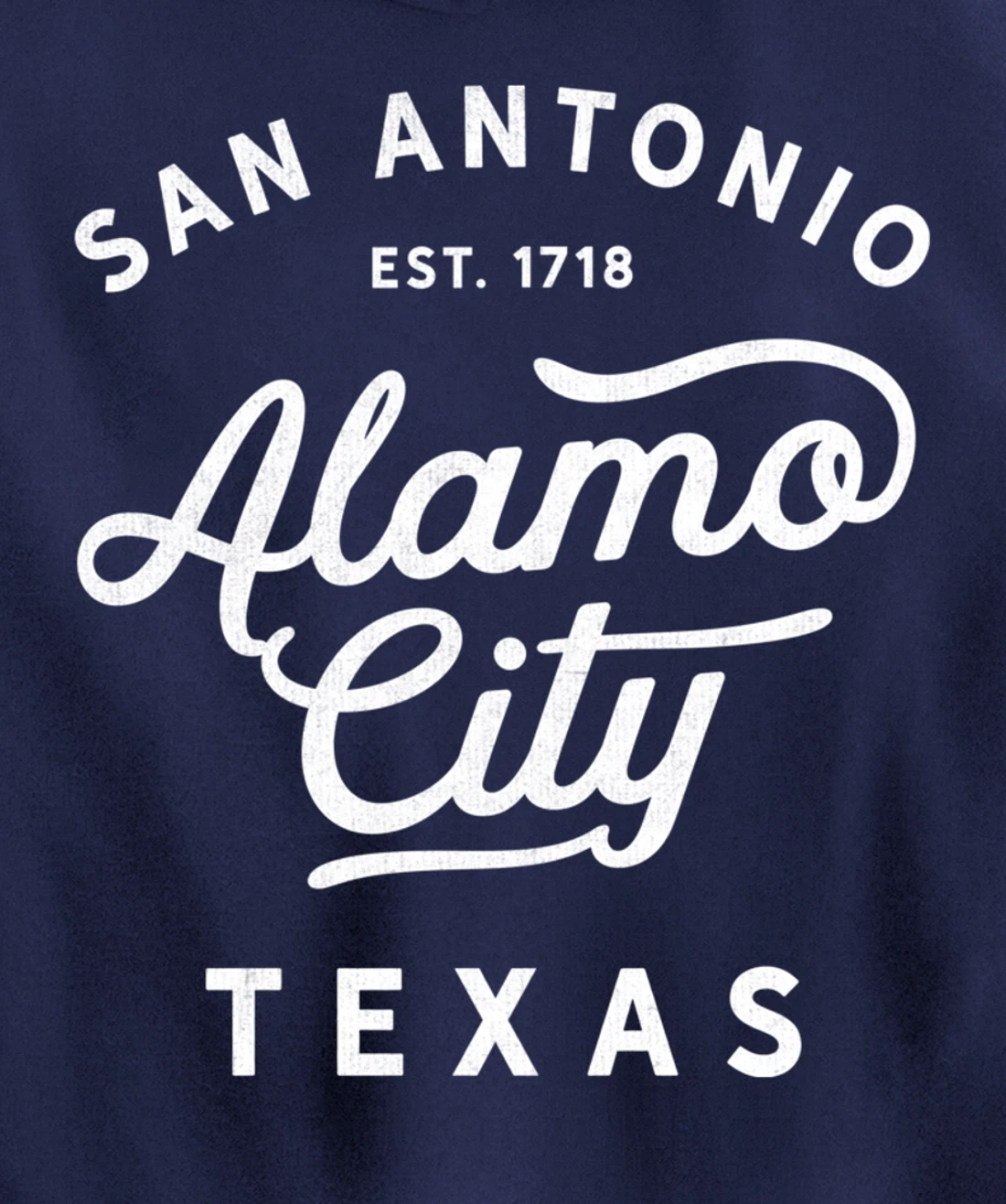 Classic Retro Vintage Alamo City San Antonio Texas USA Gift Pullover Hoodie