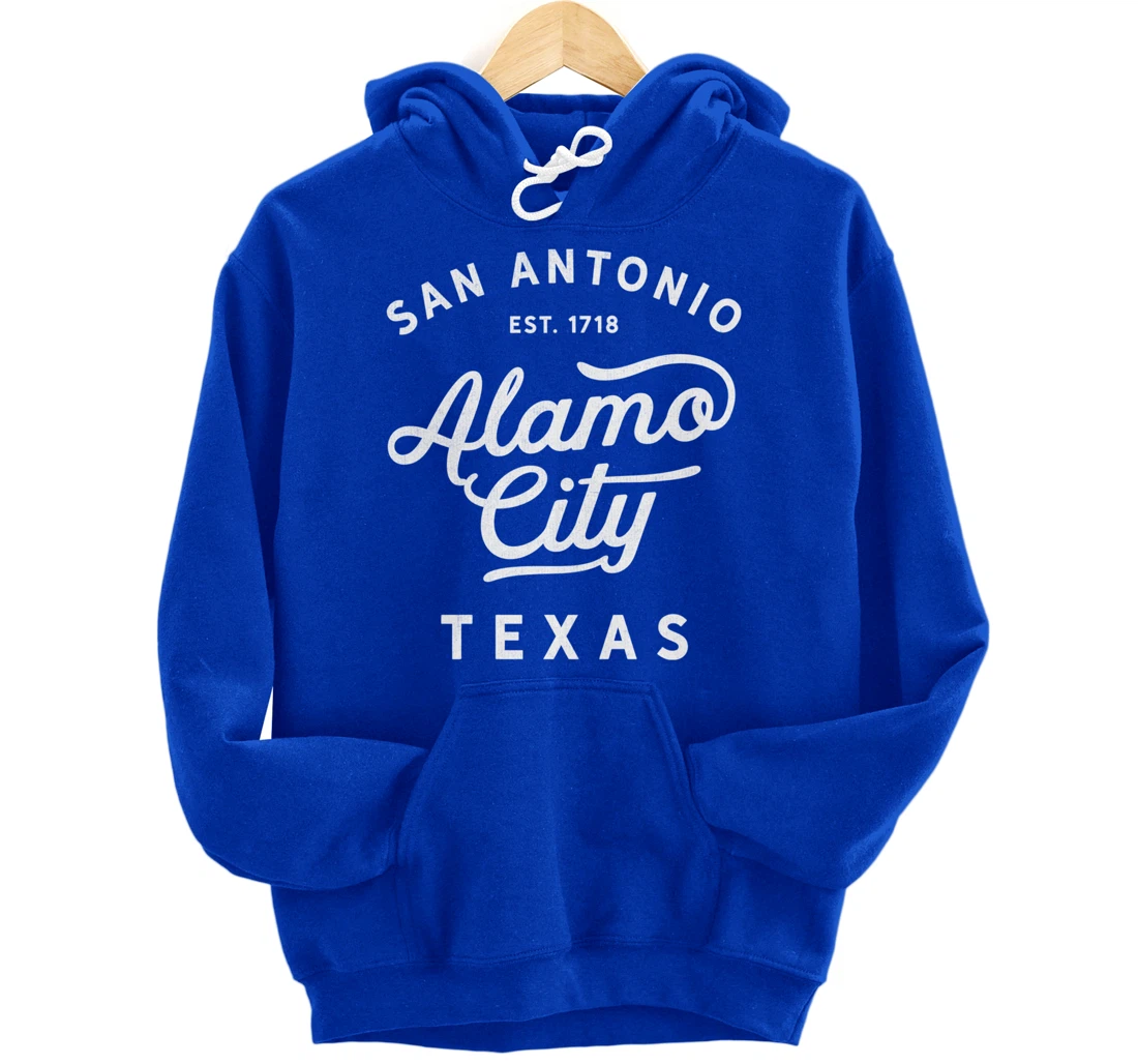 Classic Retro Vintage Alamo City San Antonio Texas USA Gift Pullover Hoodie