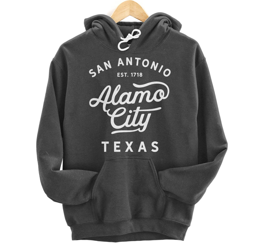 Classic Retro Vintage Alamo City San Antonio Texas USA Gift Pullover Hoodie