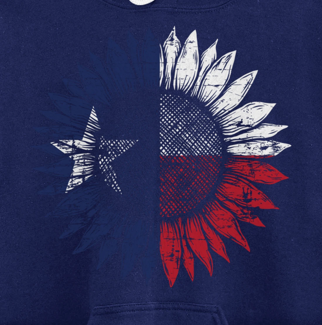 Texan Pride US South Austin Sunflower Gift Texas Pullover Hoodie