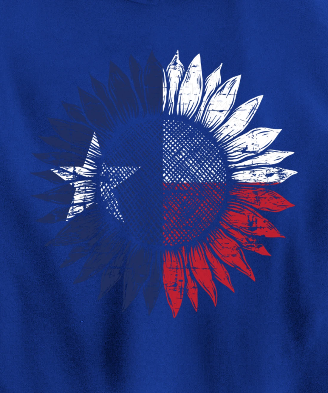 Texan Pride US South Austin Sunflower Gift Texas Pullover Hoodie