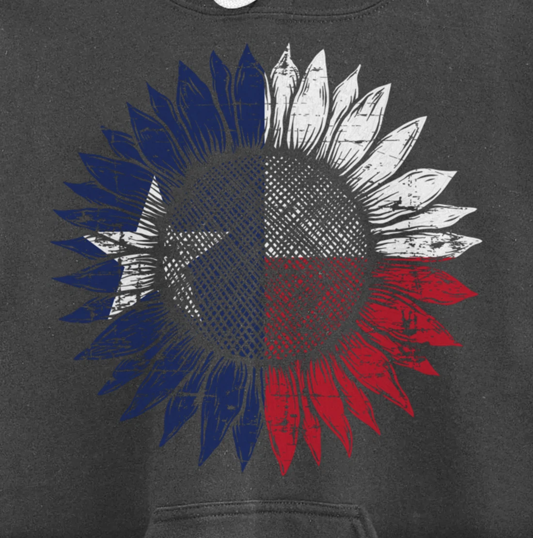 Texan Pride US South Austin Sunflower Gift Texas Pullover Hoodie