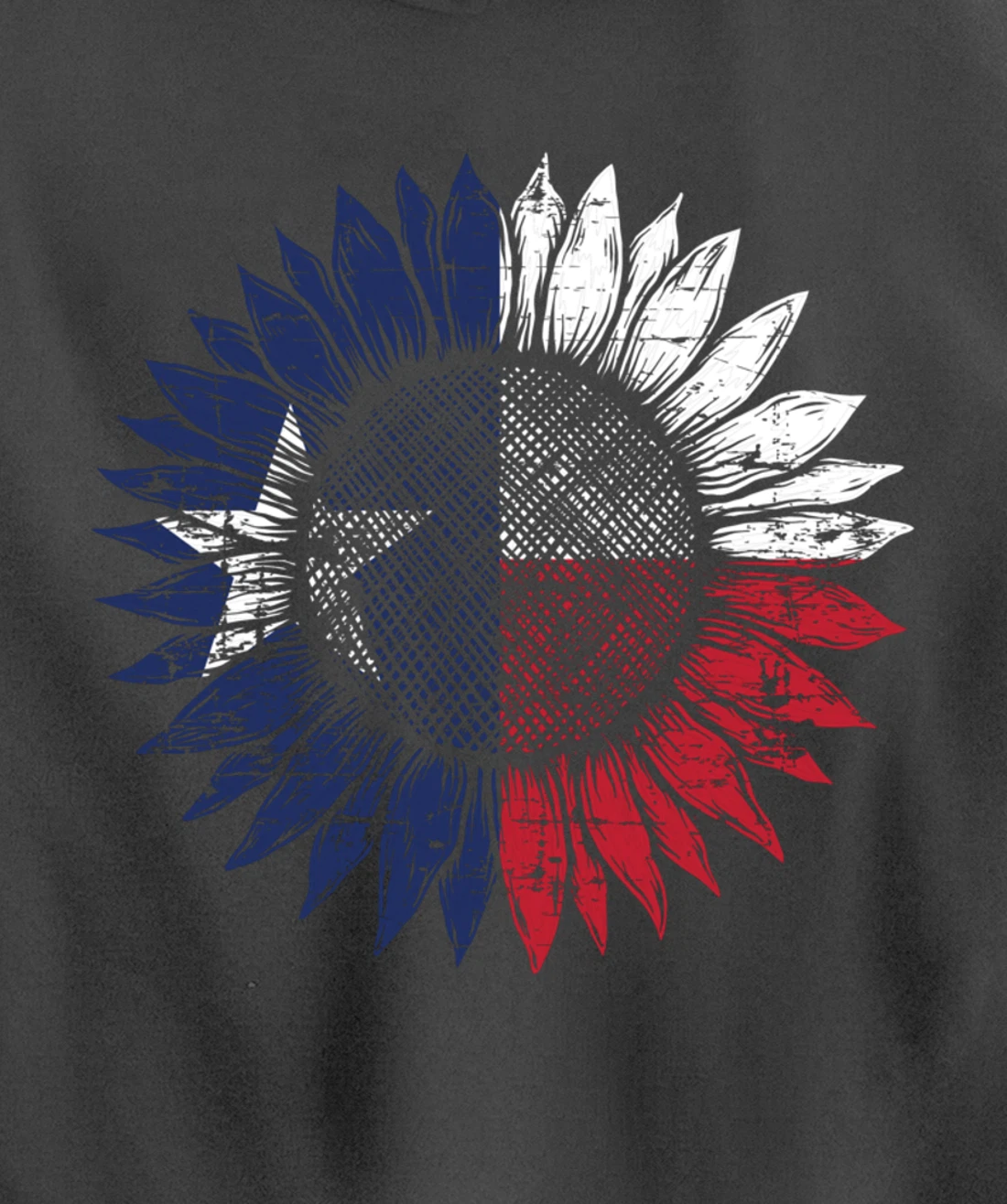 Texan Pride US South Austin Sunflower Gift Texas Pullover Hoodie