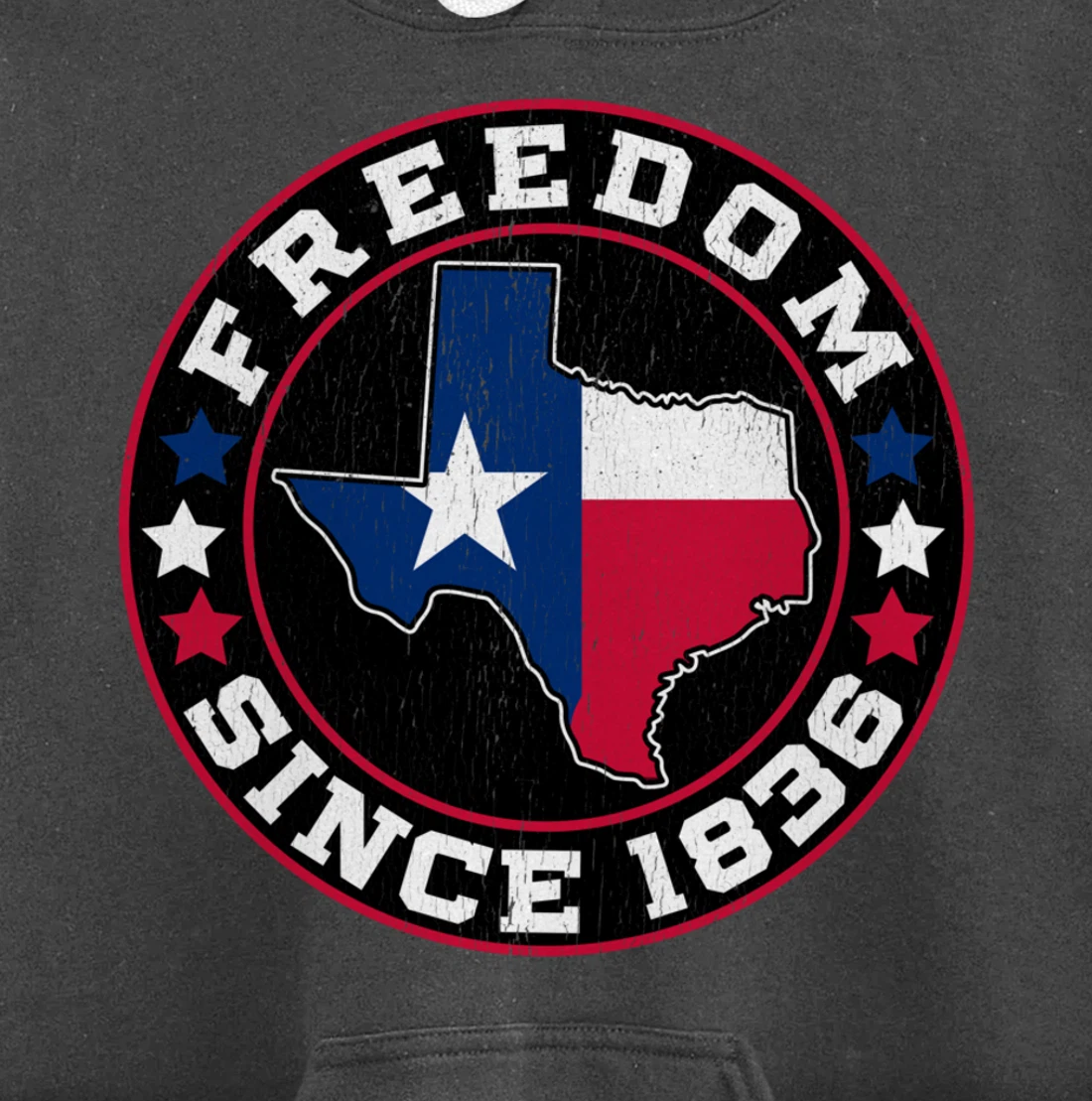Freedom Since 1836 Texas Independence Day Pullover Hoodie