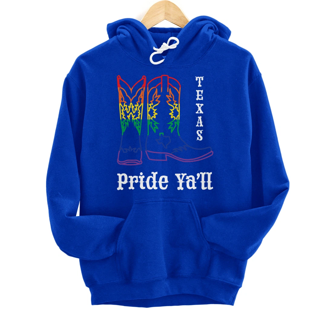 LGBT Texas Human Gay Pride Month Transgender Rainbow Lesbian Pullover Hoodie