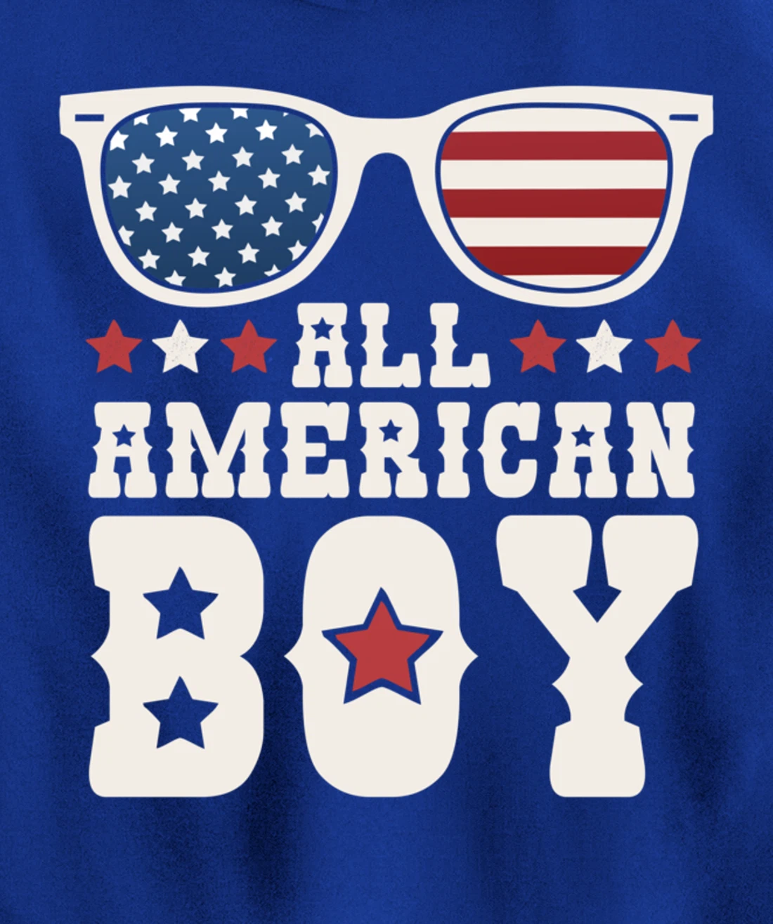 All American Boy 4th of July Texas Sunglasses Cowboy Country Pullover Hoodie