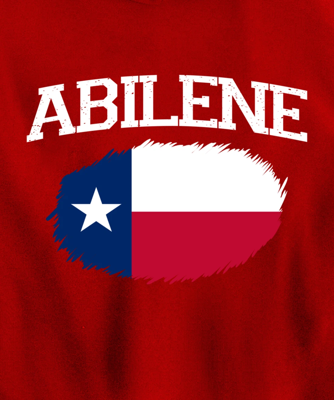 ABILENE TX TEXAS Flag Vintage USA Sports Men Women Pullover Hoodie