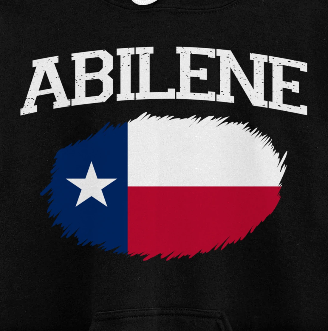 ABILENE TX TEXAS Flag Vintage USA Sports Men Women Pullover Hoodie