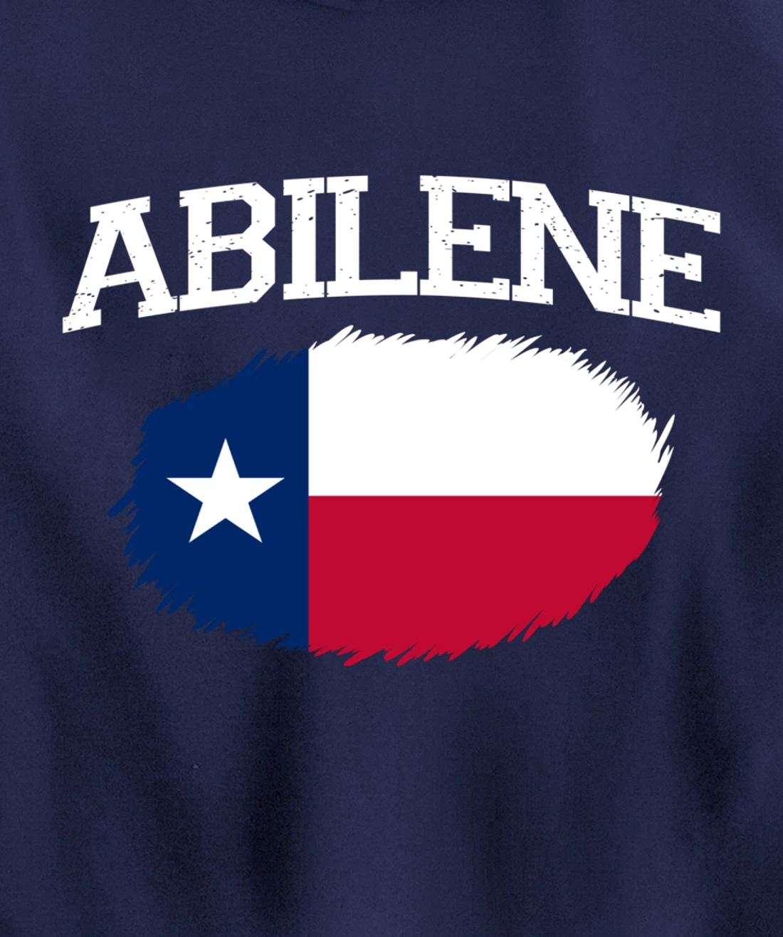 ABILENE TX TEXAS Flag Vintage USA Sports Men Women Pullover Hoodie