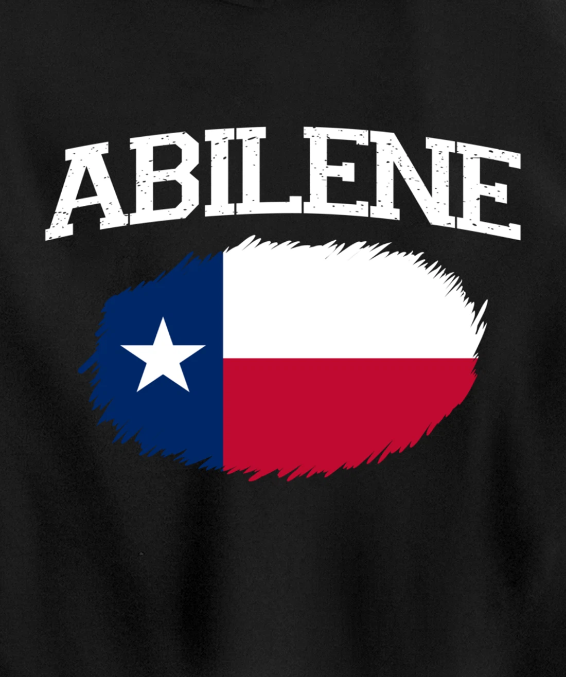 ABILENE TX TEXAS Flag Vintage USA Sports Men Women Pullover Hoodie