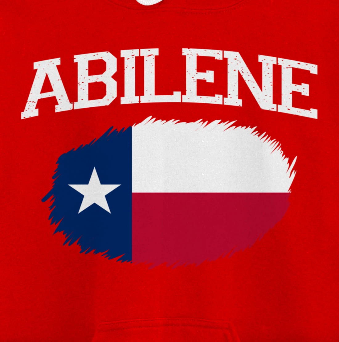ABILENE TX TEXAS Flag Vintage USA Sports Men Women Pullover Hoodie