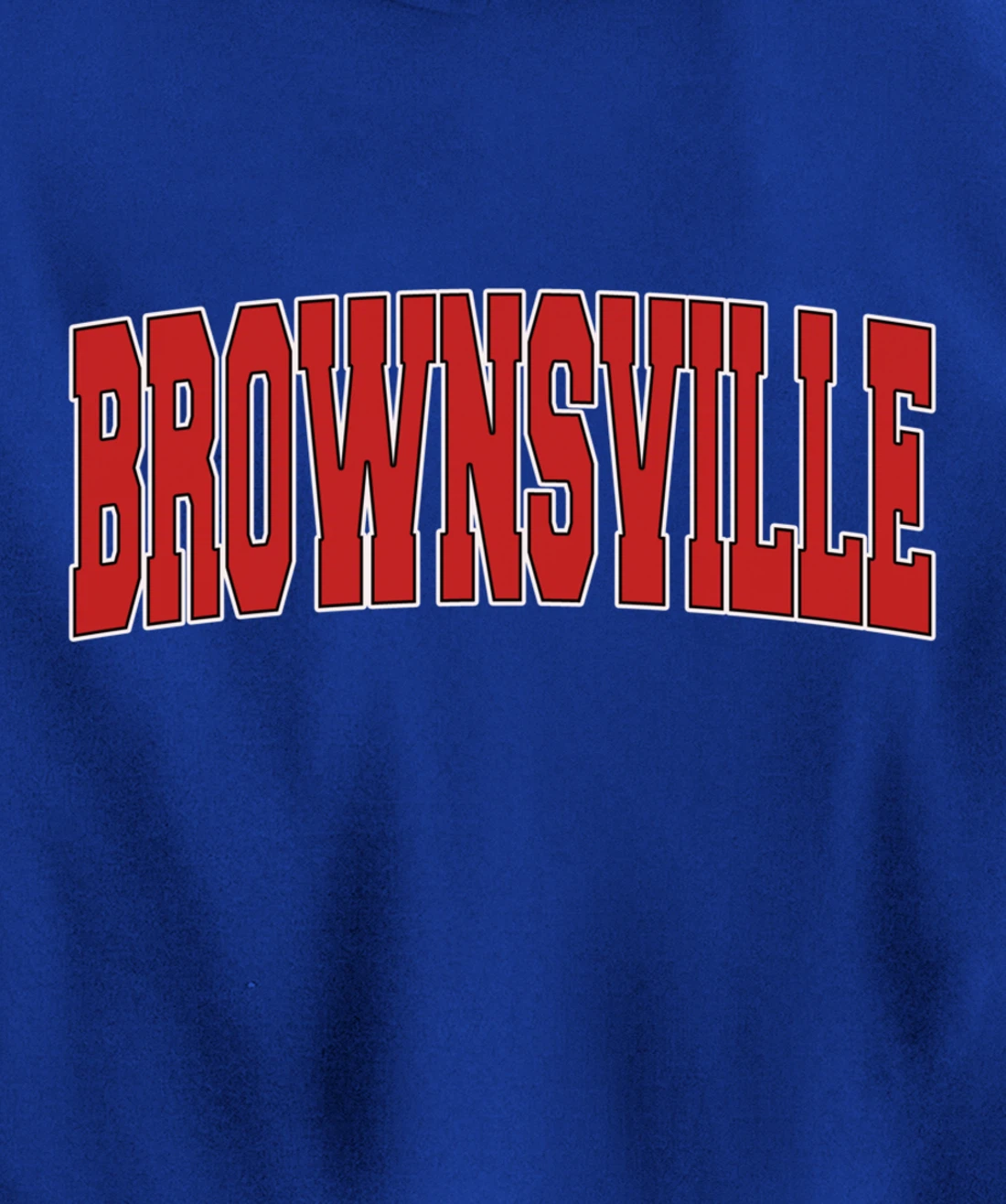 BROWNSVILLE TX TEXAS Varsity Style USA Vintage Sports Pullover Hoodie