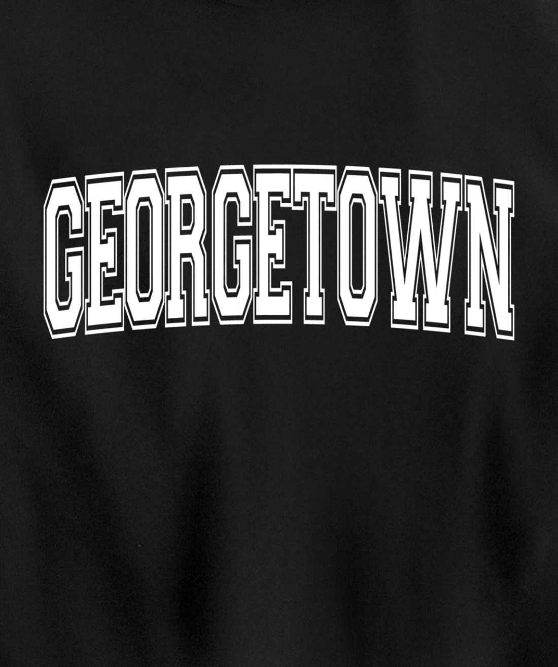 GEORGETOWN TX TEXAS USA Vintage Sports Varsity Style Pullover Hoodie