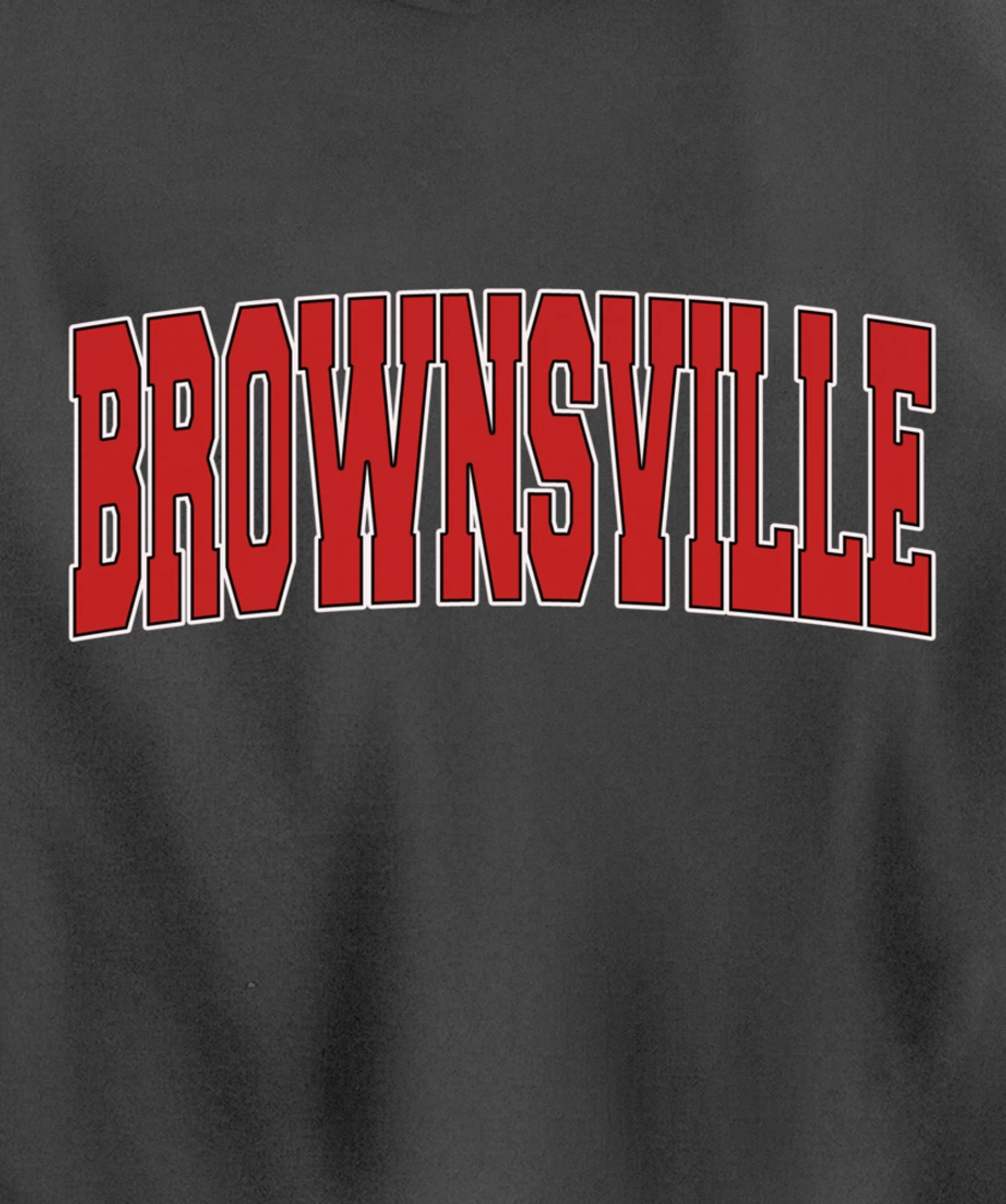 BROWNSVILLE TX TEXAS Varsity Style USA Vintage Sports Pullover Hoodie