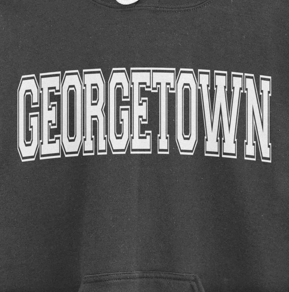 GEORGETOWN TX TEXAS USA Vintage Sports Varsity Style Pullover Hoodie