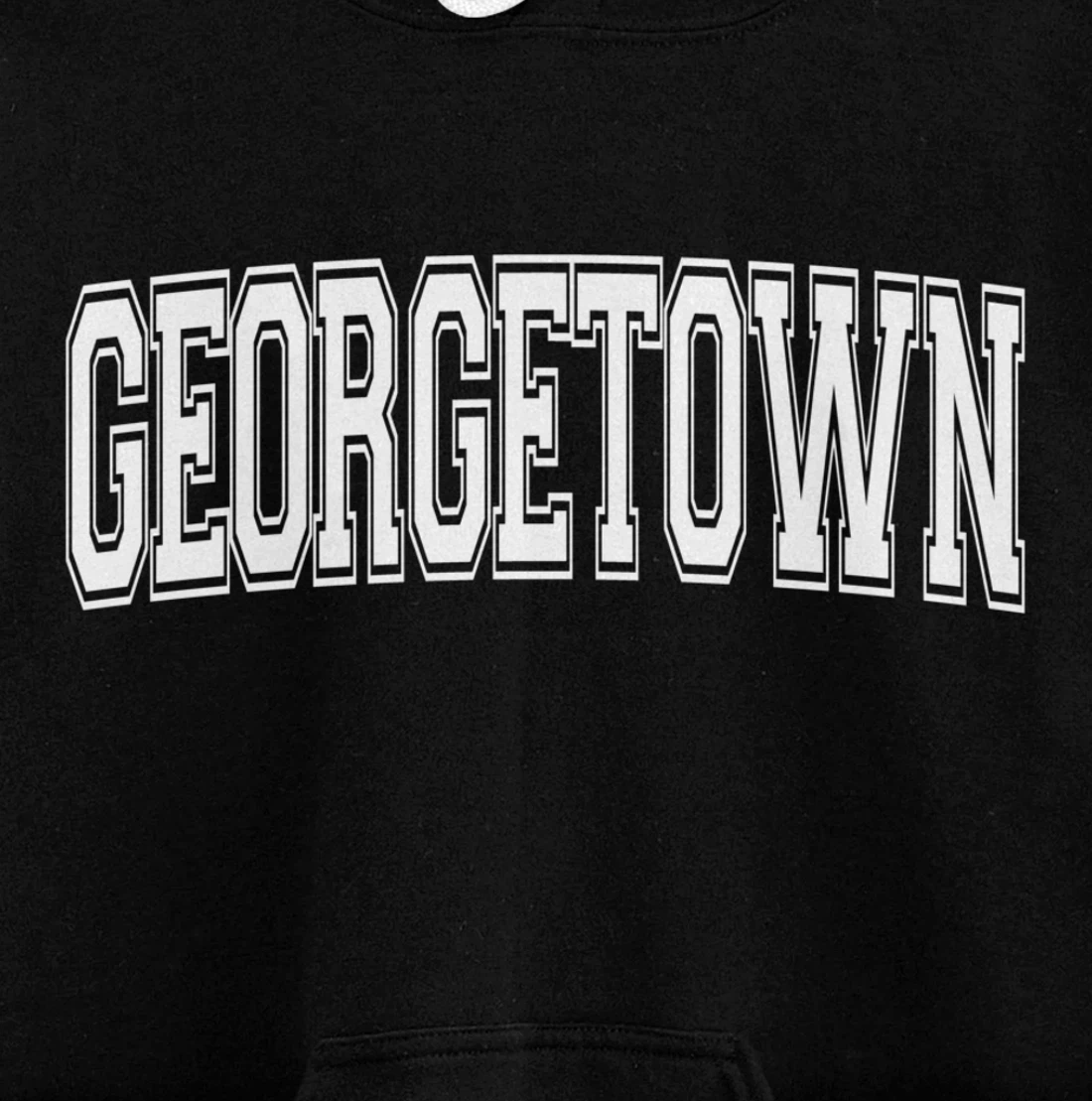 GEORGETOWN TX TEXAS USA Vintage Sports Varsity Style Pullover Hoodie