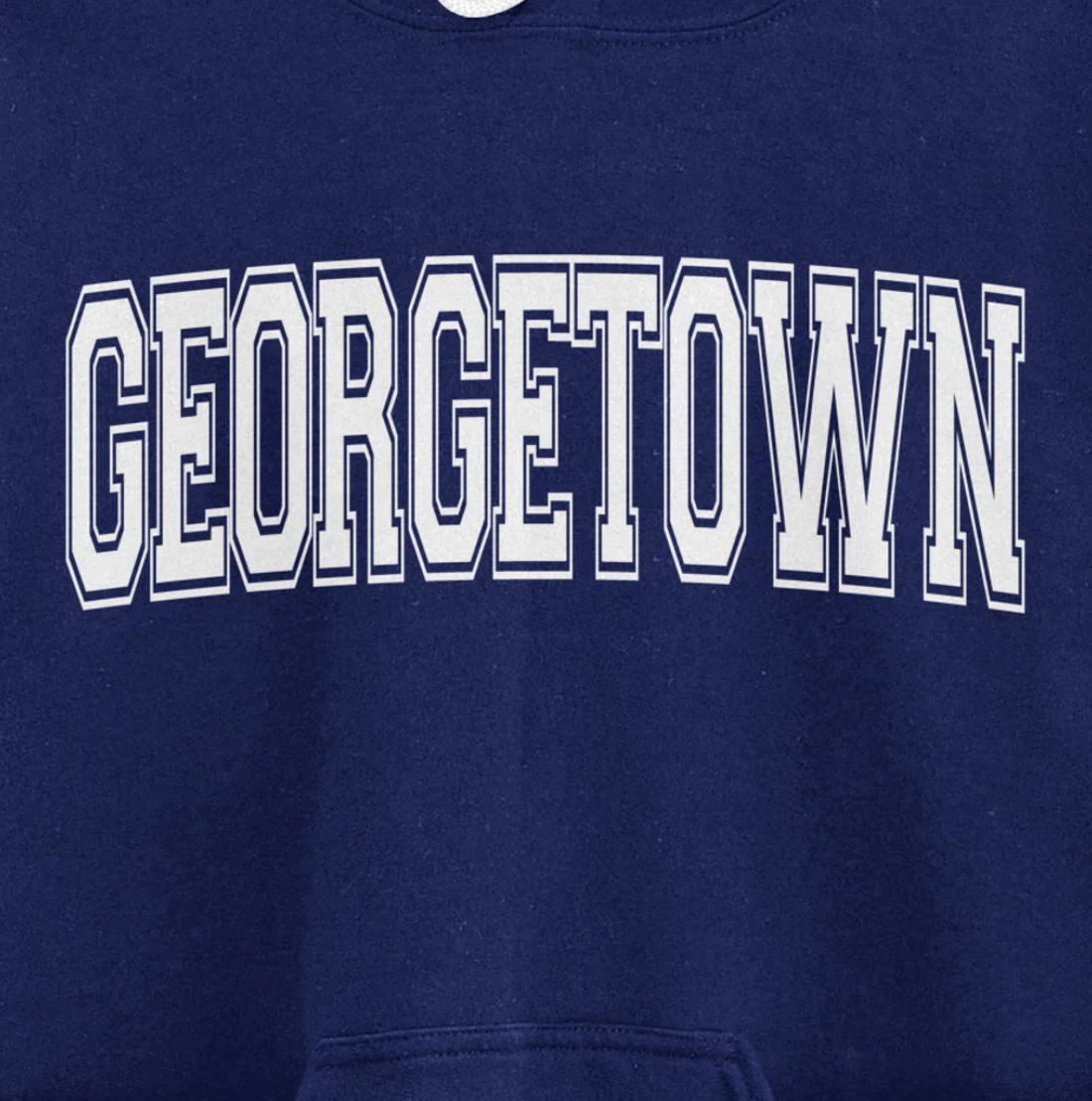 GEORGETOWN TX TEXAS USA Vintage Sports Varsity Style Pullover Hoodie