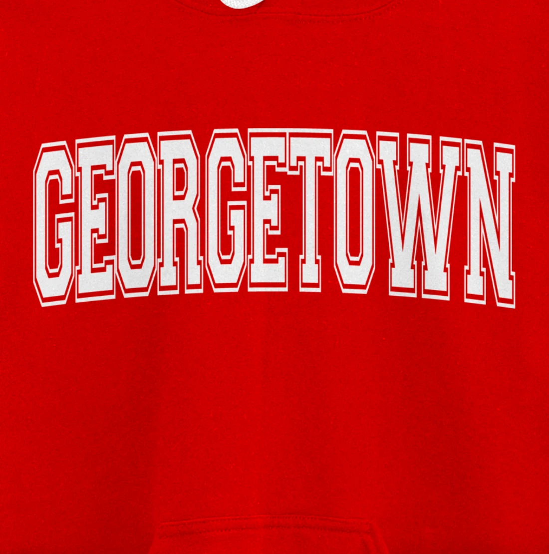 GEORGETOWN TX TEXAS USA Vintage Sports Varsity Style Pullover Hoodie