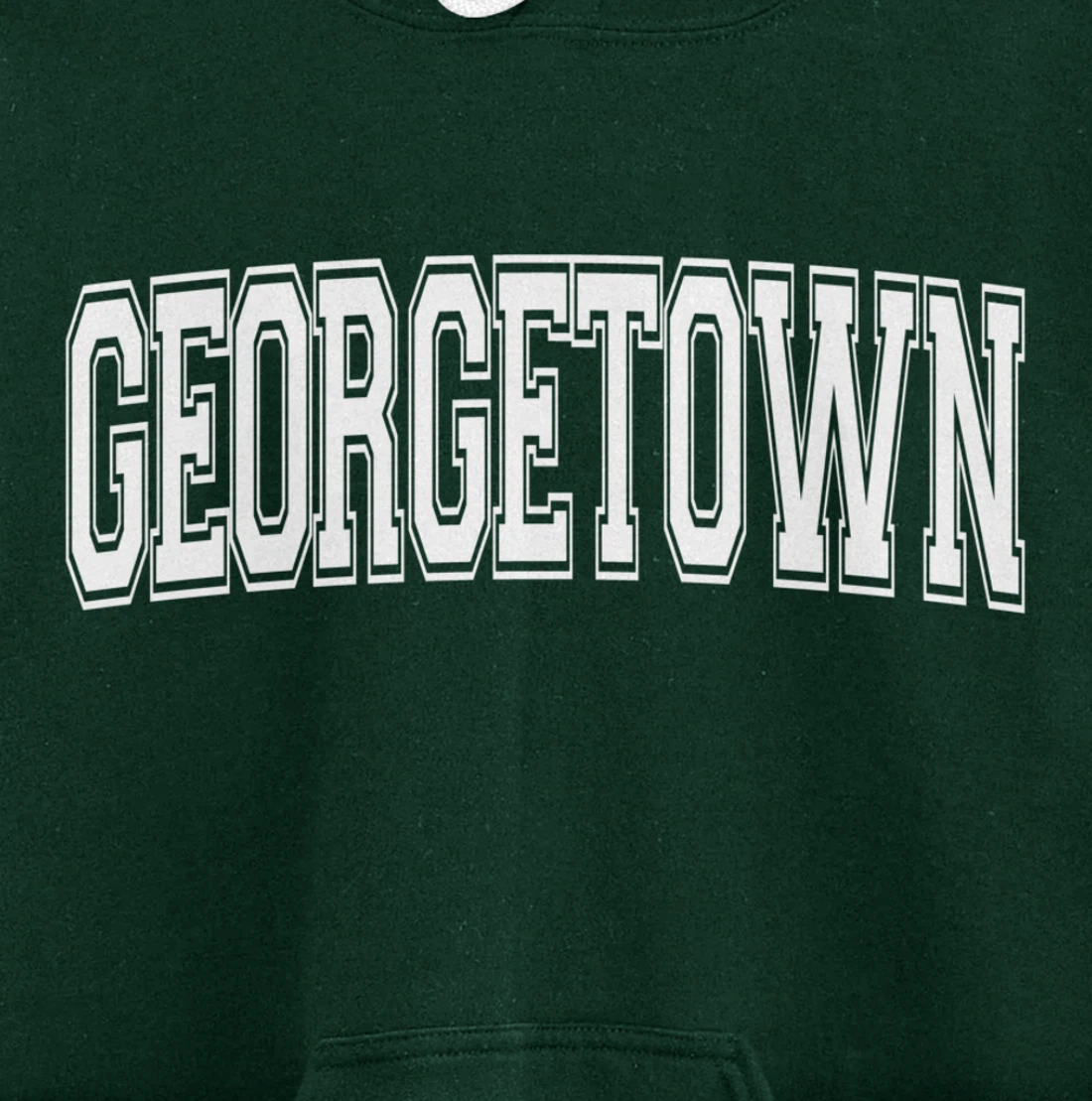 GEORGETOWN TX TEXAS USA Vintage Sports Varsity Style Pullover Hoodie