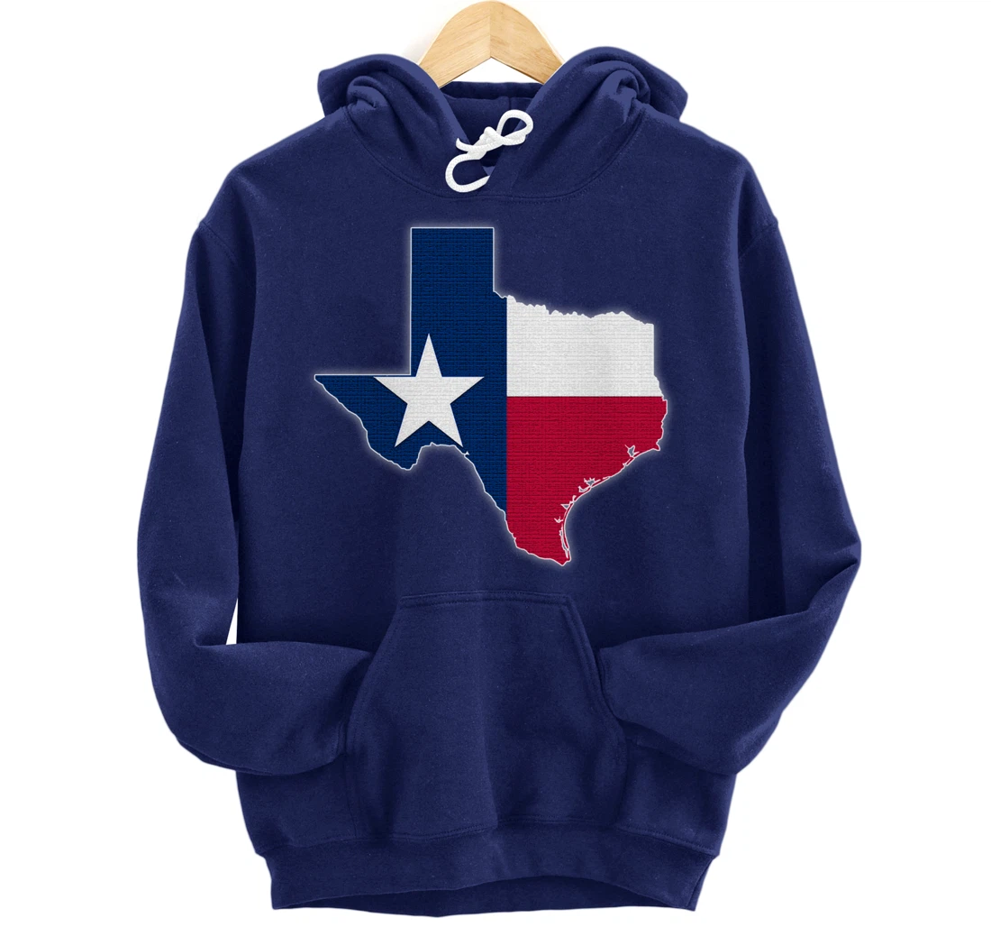 TEXAS STATE MAP TEXAS TX Flag Roots Men Women Gift Pullover Hoodie