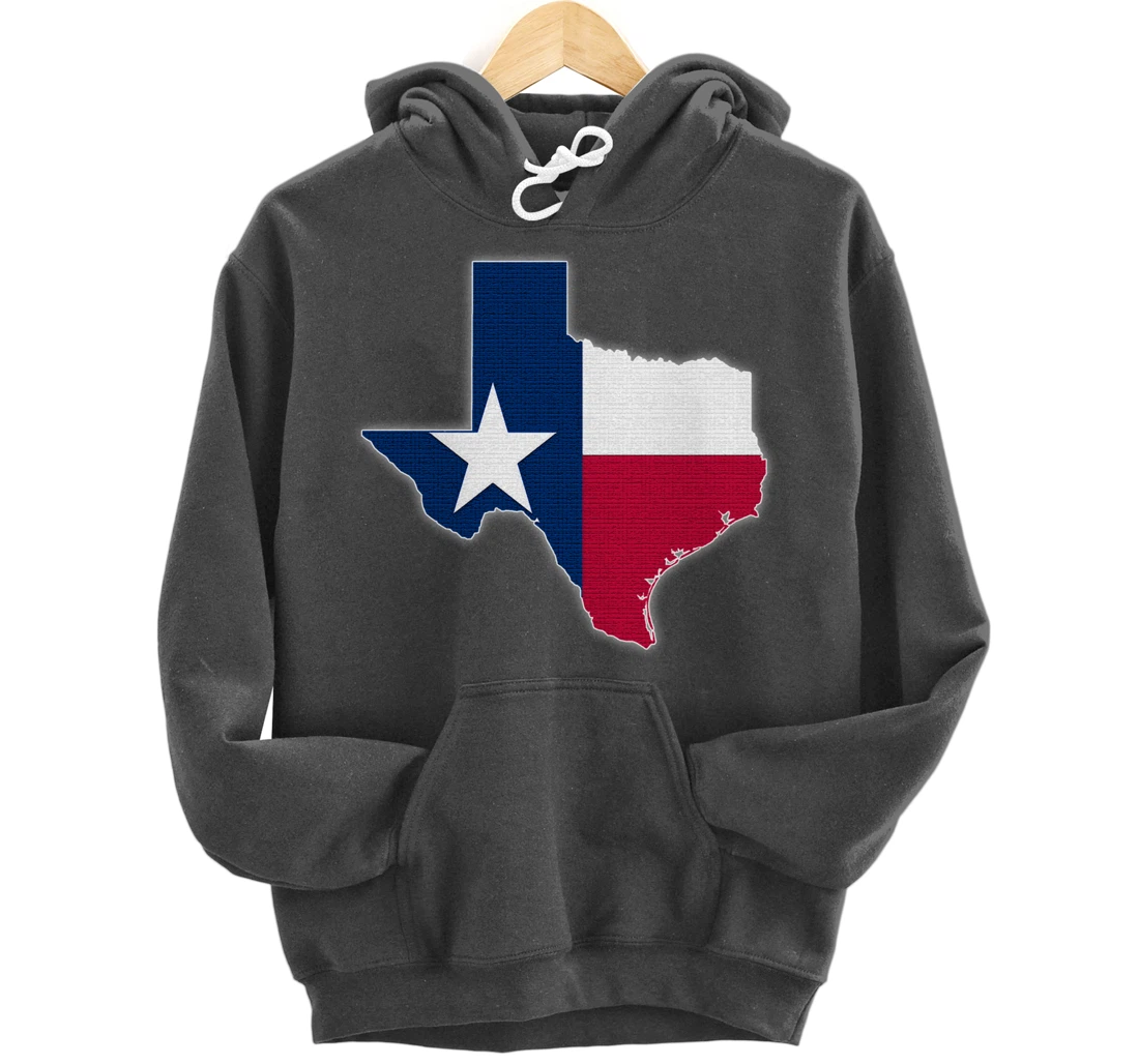TEXAS STATE MAP TEXAS TX Flag Roots Men Women Gift Pullover Hoodie