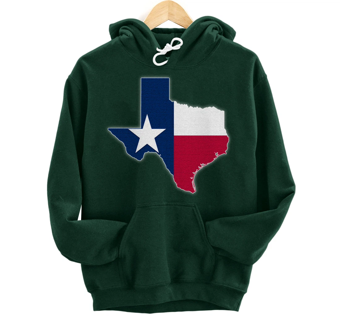 TEXAS STATE MAP TEXAS TX Flag Roots Men Women Gift Pullover Hoodie