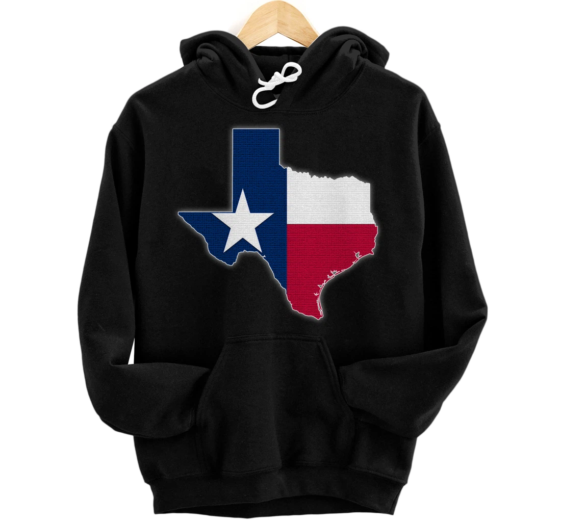 TEXAS STATE MAP TEXAS TX Flag Roots Men Women Gift Pullover Hoodie