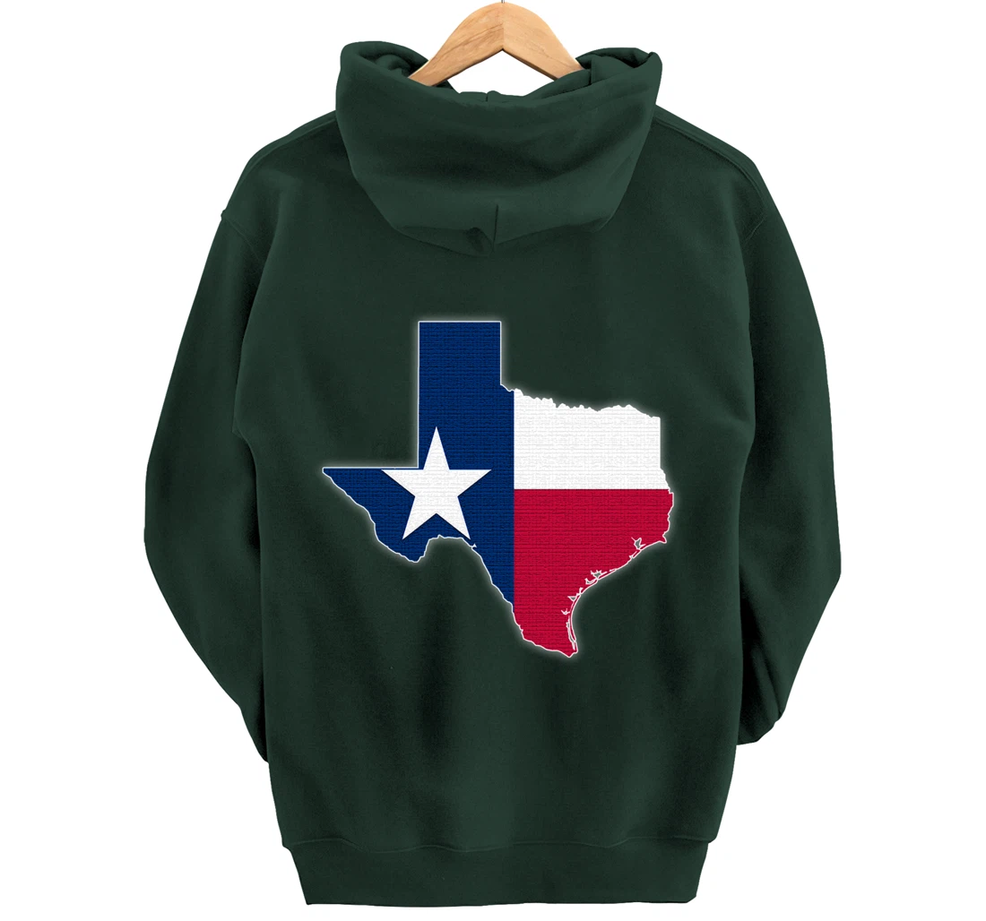 TEXAS STATE MAP TEXAS TX Flag Roots Men Women Gift Pullover Hoodie