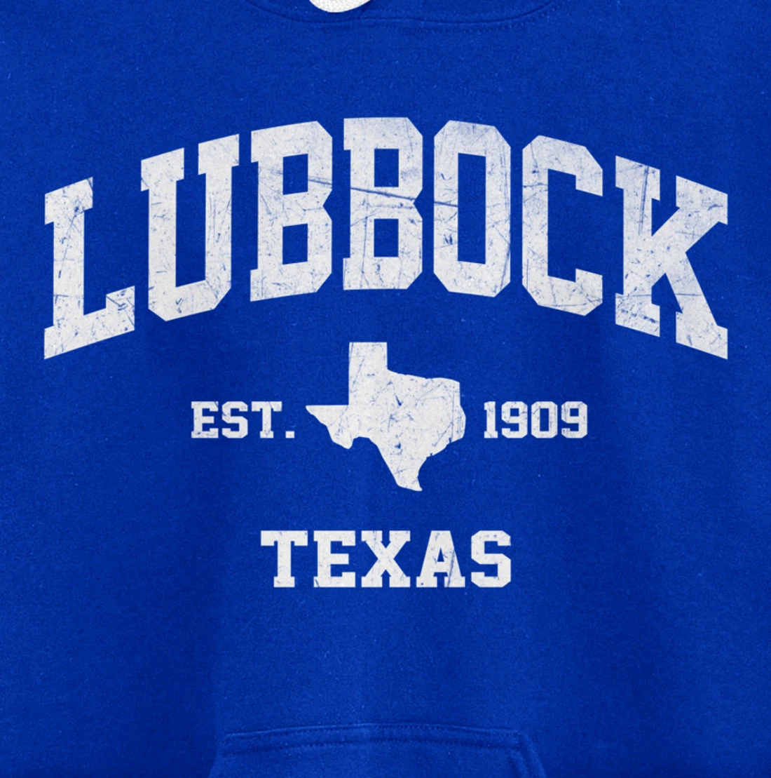 Lubbock Texas TX USA vintage state Athletic style gift Pullover Hoodie