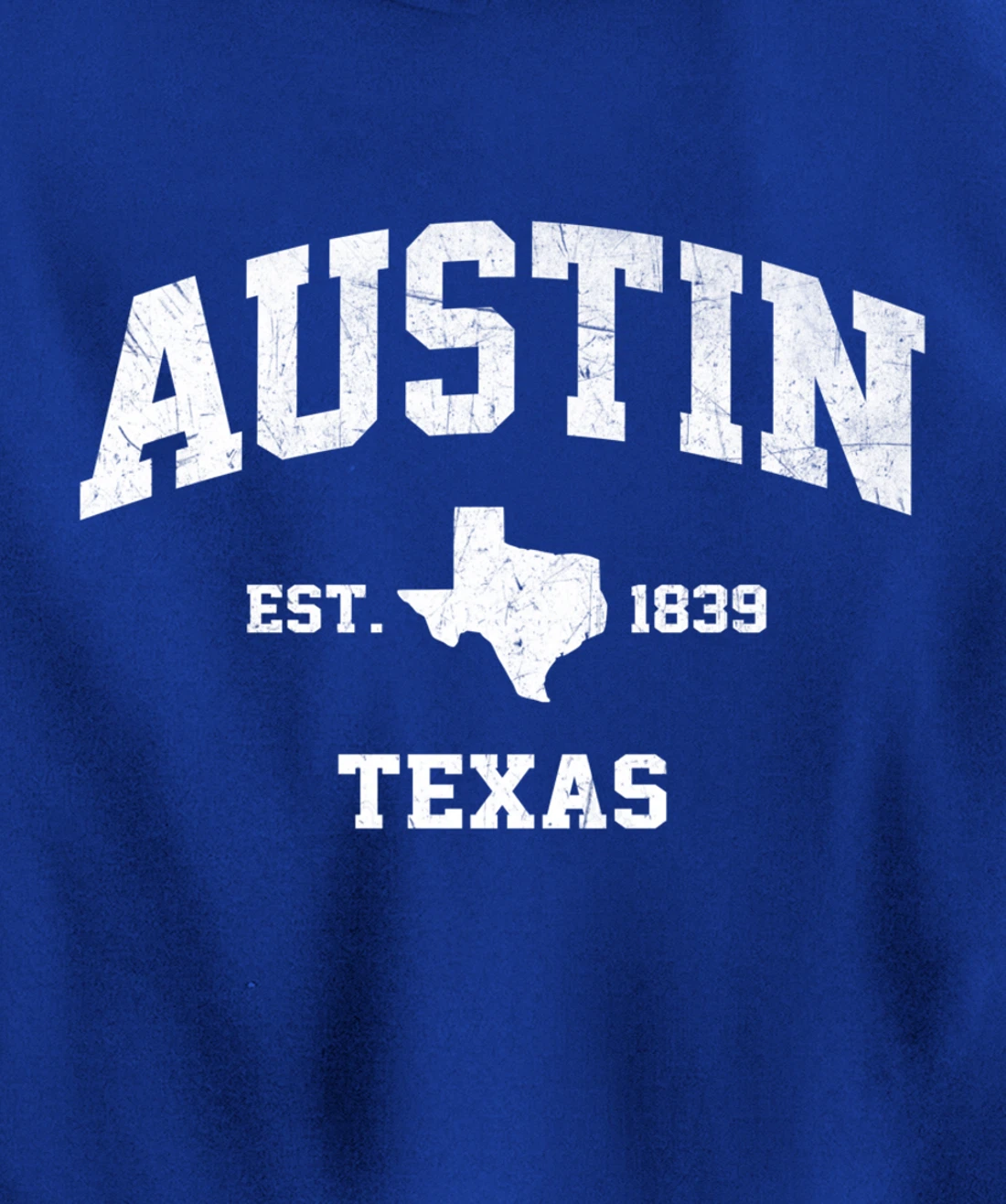 Austin Texas TX USA vintage state Athletic style gift Pullover Hoodie