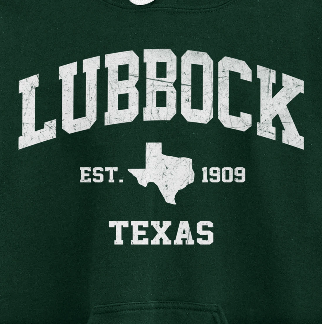 Lubbock Texas TX USA vintage state Athletic style gift Pullover Hoodie