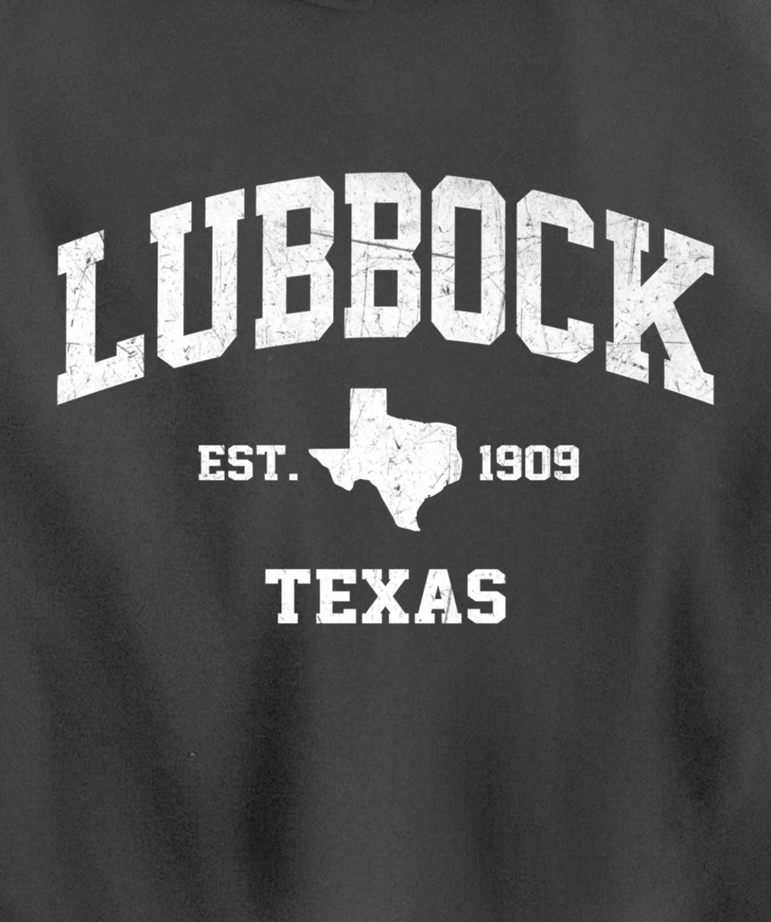 Lubbock Texas TX USA vintage state Athletic style gift Pullover Hoodie