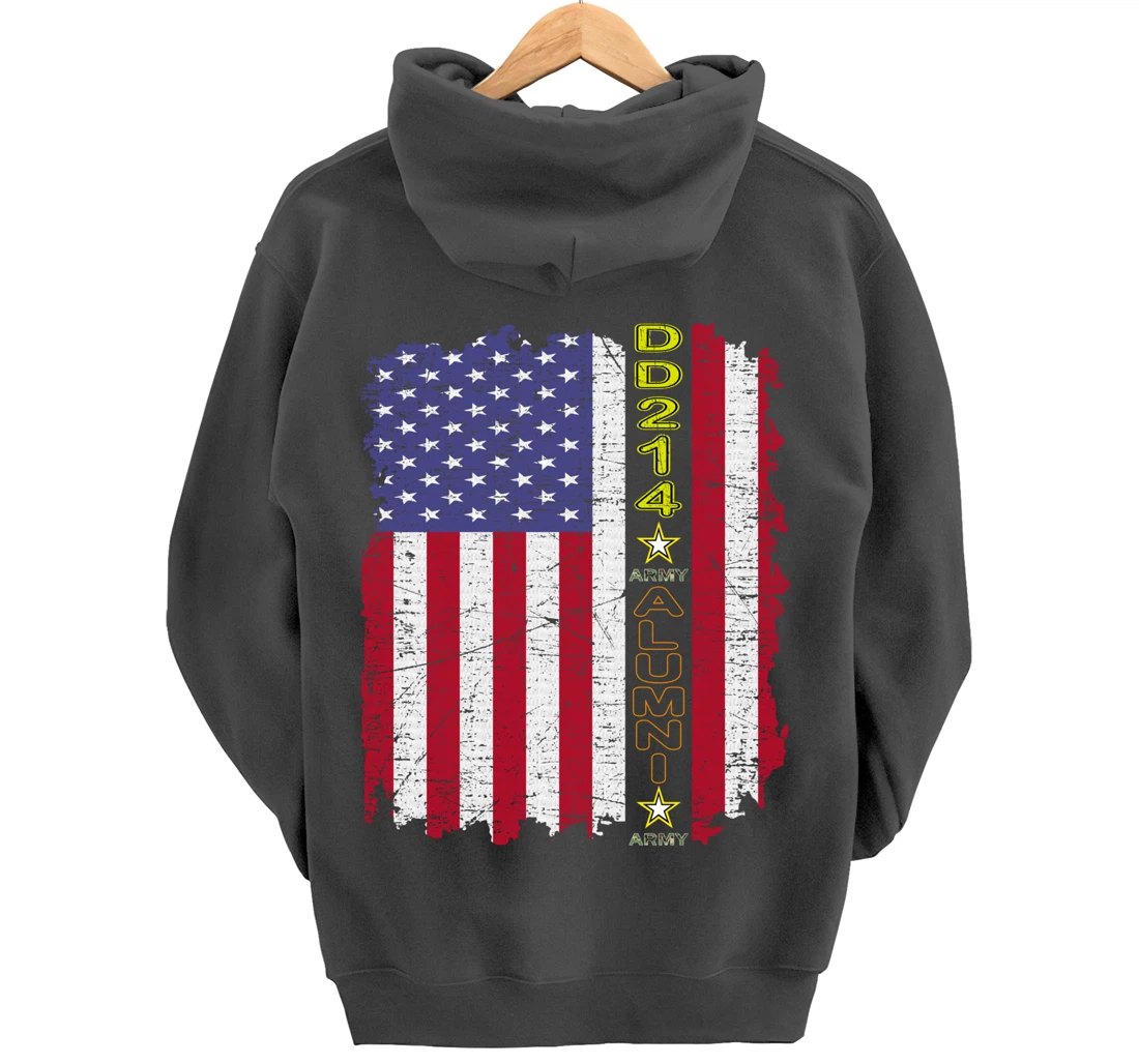 Army Alumni DD-214 US Army Veteran DD214 Tee For Men, Women Pullover Hoodie