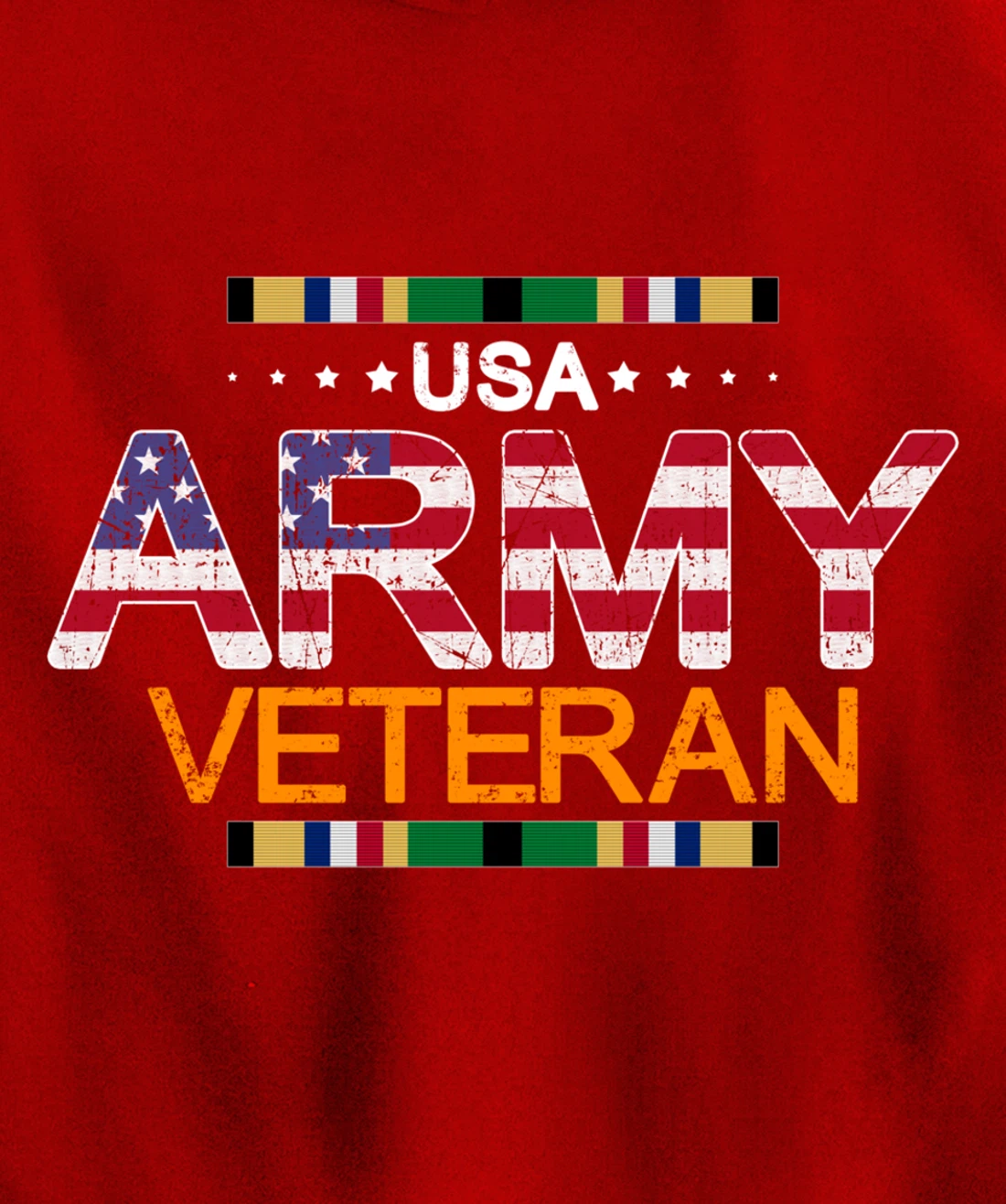Proud Army Veteran-US Veterans Day Shirt-US Army Veteran Pullover Hoodie