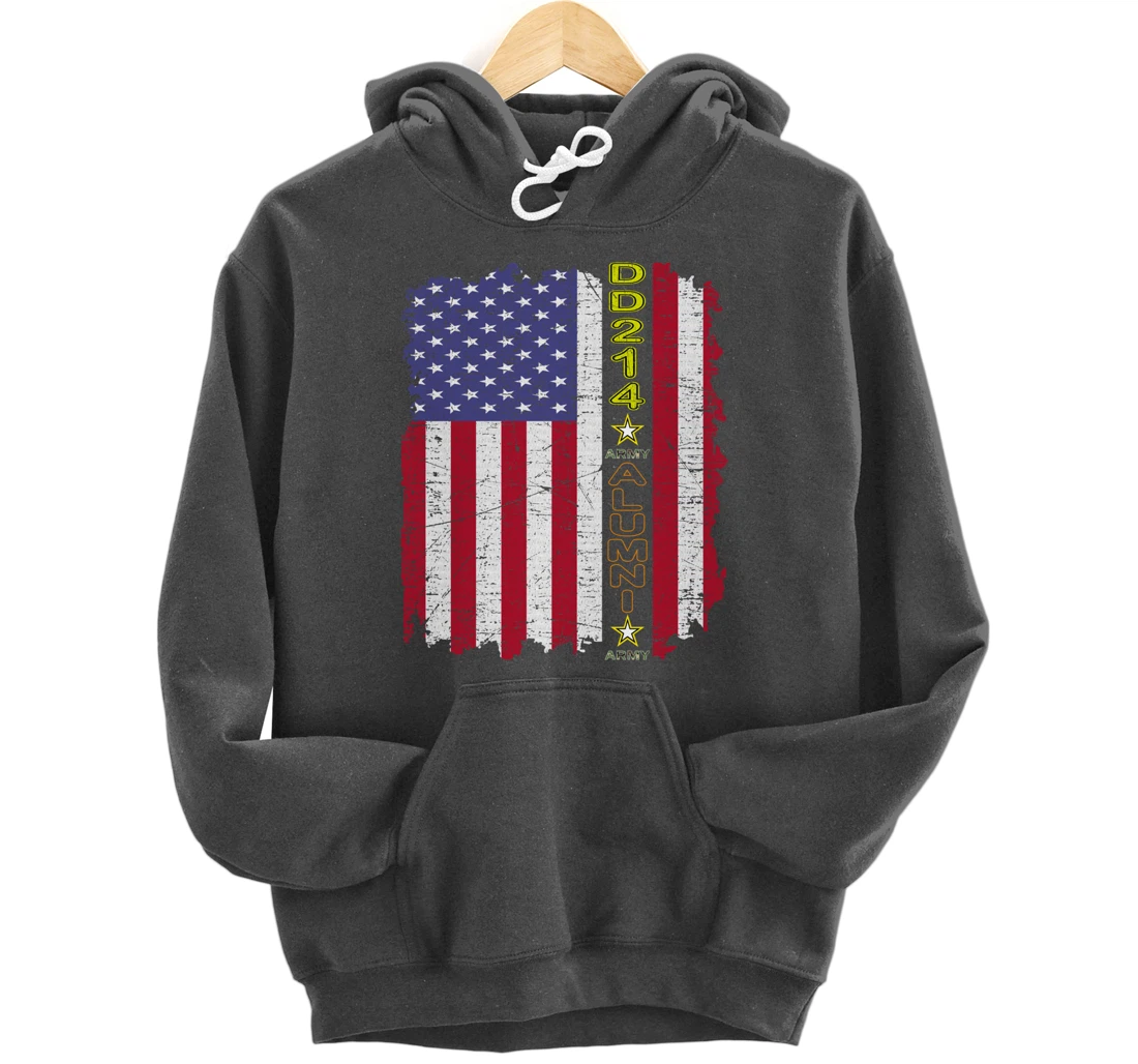 Army Alumni DD-214 US Army Veteran DD214 Tee For Men, Women Pullover Hoodie