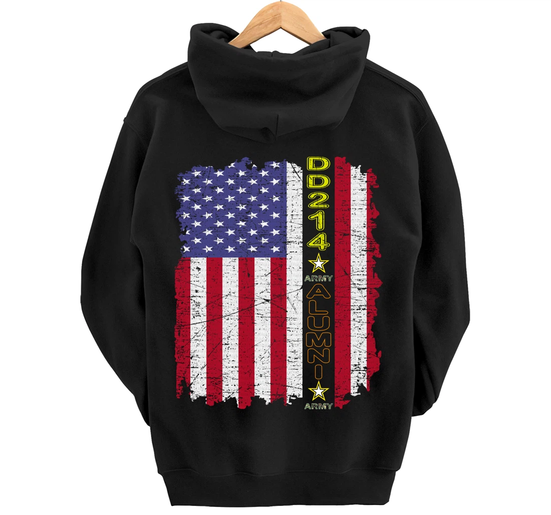 Army Alumni DD-214 US Army Veteran DD214 Tee For Men, Women Pullover Hoodie