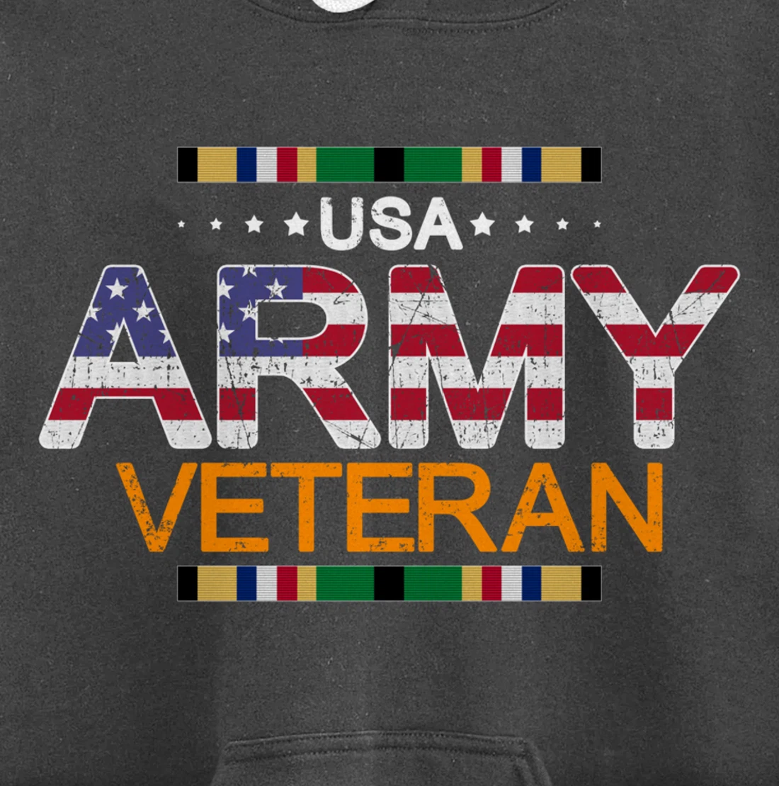Proud Army Veteran-US Veterans Day Shirt-US Army Veteran Pullover Hoodie