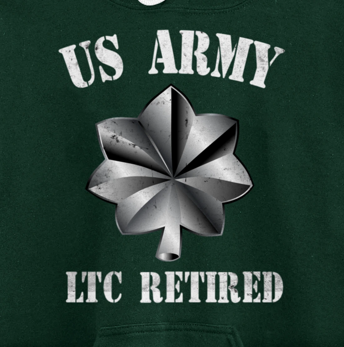 Retired Army Lieutenant Colonel Military Veteran Retiree Pullover Hoodie