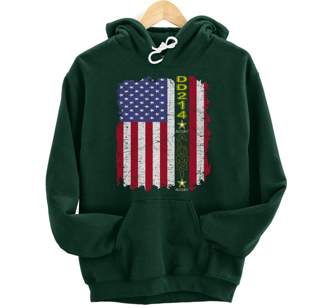 Army Alumni DD-214 US Army Veteran DD214 Tee For Men, Women Pullover Hoodie