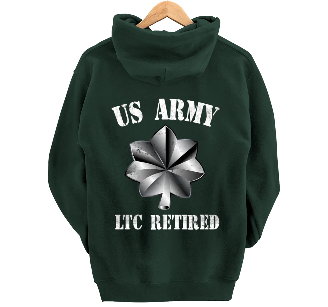 Retired Army Lieutenant Colonel Military Veteran Retiree Pullover Hoodie