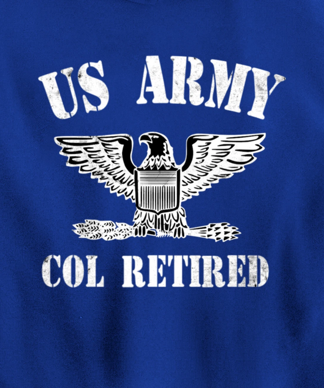 Retired Army Full Bird Colonel Military Veteran Retiree Pullover Hoodie