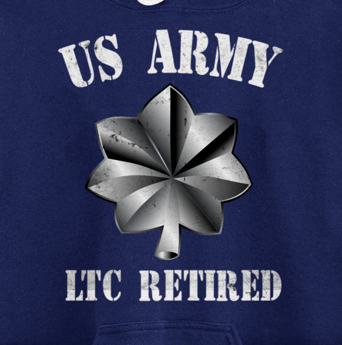 Retired Army Lieutenant Colonel Military Veteran Retiree Pullover Hoodie