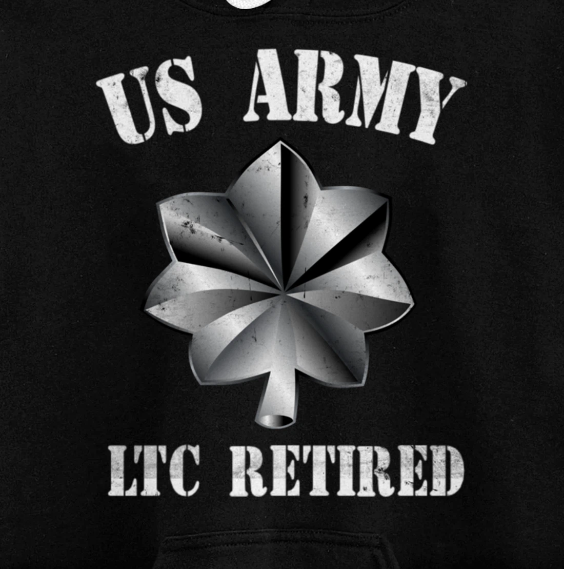 Retired Army Lieutenant Colonel Military Veteran Retiree Pullover Hoodie