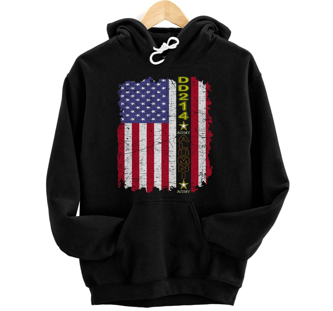 Army Alumni DD-214 US Army Veteran DD214 Tee For Men, Women Pullover Hoodie