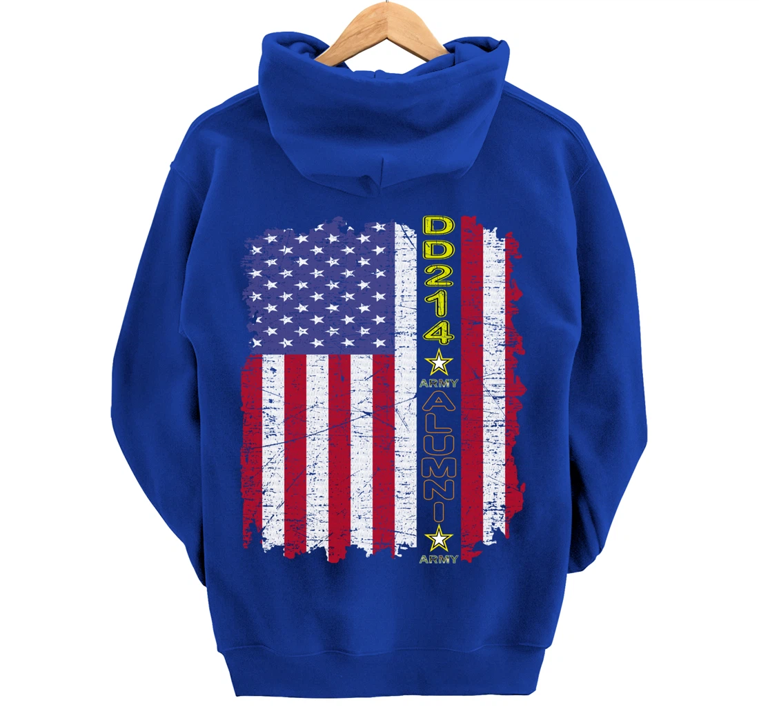 Army Alumni DD-214 US Army Veteran DD214 Tee For Men, Women Pullover Hoodie
