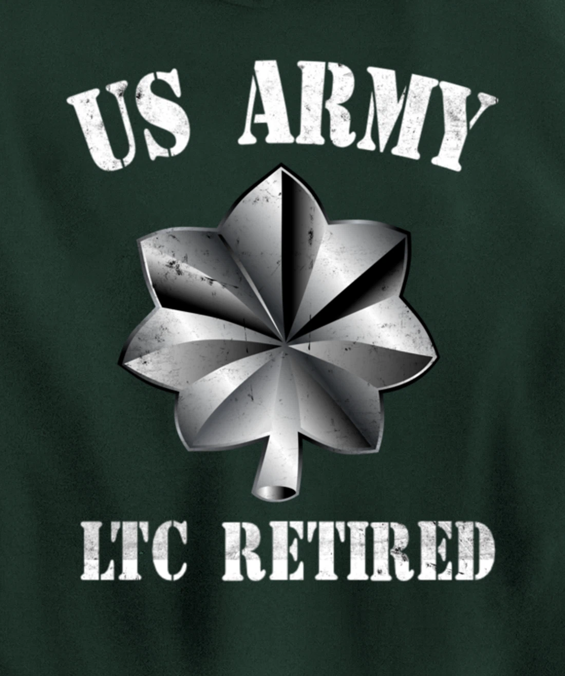 Retired Army Lieutenant Colonel Military Veteran Retiree Pullover Hoodie