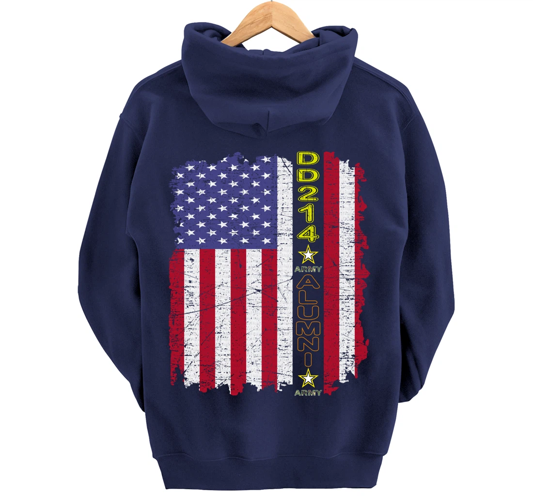 Army Alumni DD-214 US Army Veteran DD214 Tee For Men, Women Pullover Hoodie