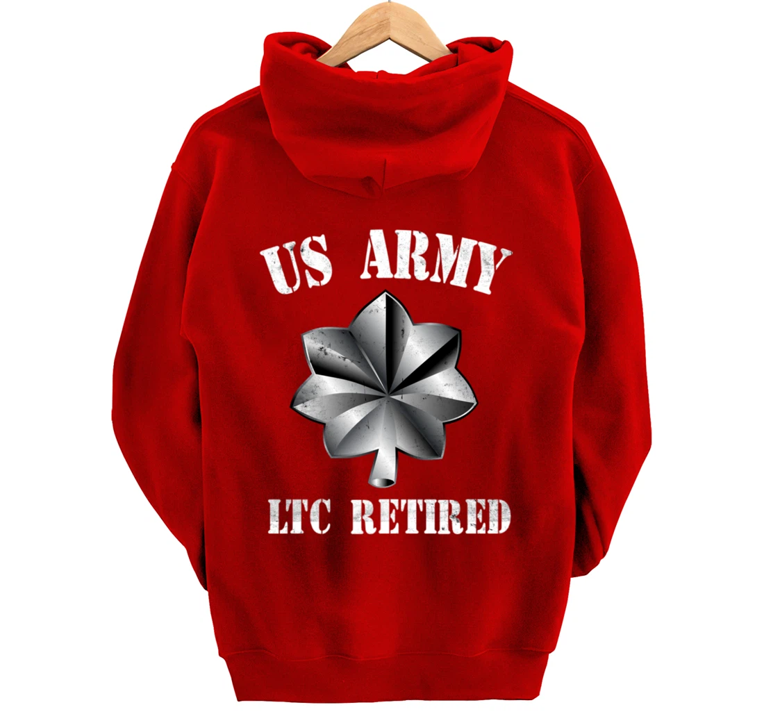 Retired Army Lieutenant Colonel Military Veteran Retiree Pullover Hoodie